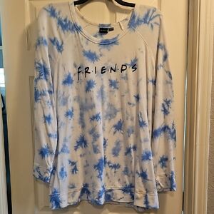 FRIENDS Blue Tie-Dye Sweatshirt 22W/24W